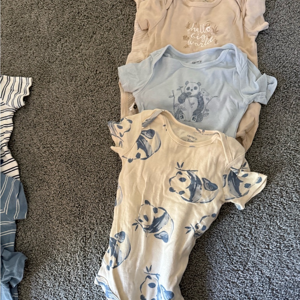 Adorable Panda Baby Onesies Set